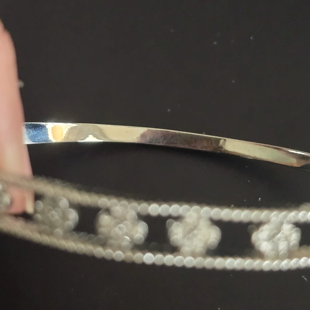 Elegant Dubai Jewelry Silver Women's Bracelet Set With Rjng